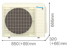 4.0～6.3kW カラー：ホワイト（5Y 7.5/1）
